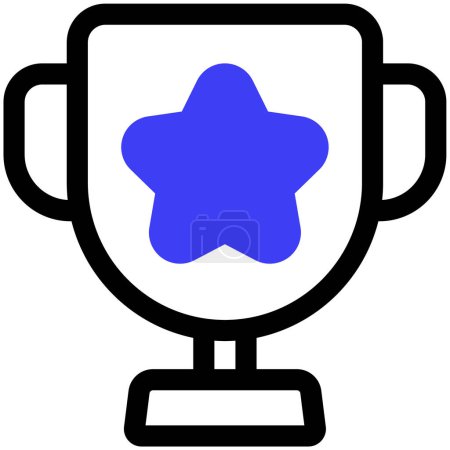 Illustration for Trophy cup. web icon simple illustration - Royalty Free Image