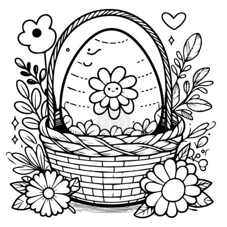 Egg-citing Garden Rabbit printable easter coloring pages pdf Blooms Coloring Wonders printable easter egg coloring pages for adults, detailed easter egg coloring pages flower and basket coloring pages for adults