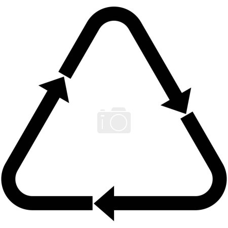 Découvrez le symbole universel de durabilité et de conscience environnementale avec l'icône du symbole de recyclage isolé. Parfait pour les projets écologiques, cet emblème emblématique représente l'importance du recyclage et de la conservation..