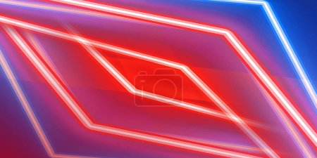 czerwony neon światło nowoczesne tło, czerwony niebieski gradien światło neon tło