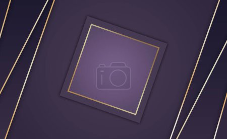 Photo for Purple gold simple empty background - Royalty Free Image