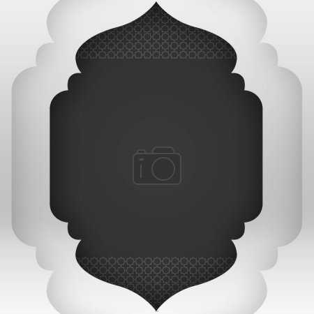 Photo for Simple modern islamic background square empty background - Royalty Free Image