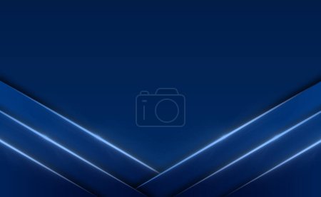 Photo for Blue light neon background - Royalty Free Image