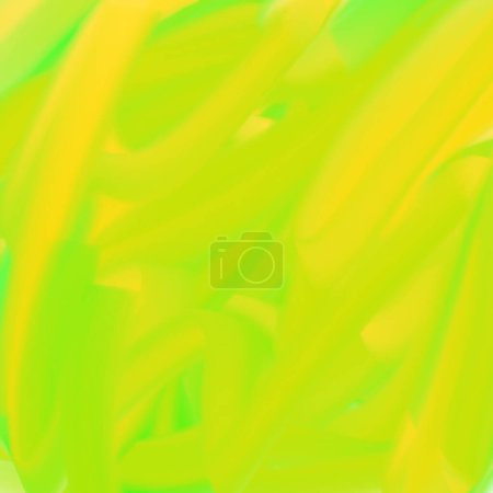 abstrakte Ölfarbe Pinsel Pinselstrich gelb grün Pinselstruktur Hintergrund Aquarell Spritzer grün gelb Design Hintergrund quadratisch
