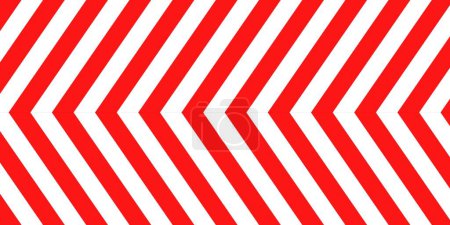 Pfeil rote und weiße Streifen für Aufmerksamkeitslinie Hintergrund Element Verkehrslinie