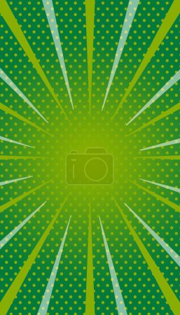 Green background with rays story background