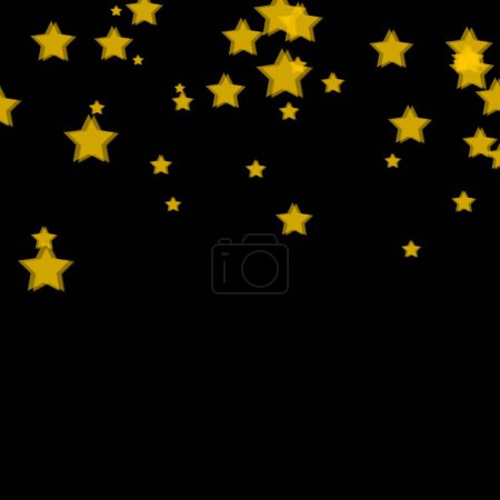 Estrellas sobre fondo negro
