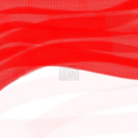 Photo for Red white indonesia flag brush design transparent, monaco flag element transparent - Royalty Free Image