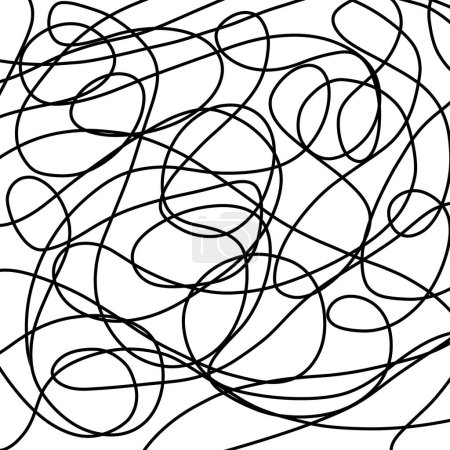Schwarz Element abstrakte Skizze eines Zweig-Design-Vorlage Hintergrund 