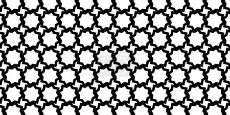 abstract seamless geometric islamic background black ethnic muslim ornaments backdrop, black background with seamless design template