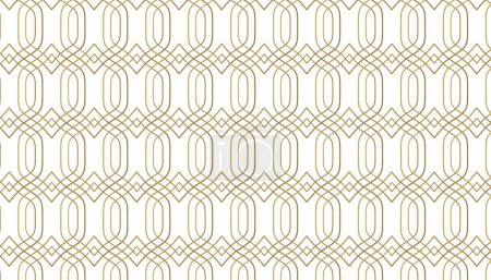 Luxus Gold islamische nahtlose Muster Hintergrundelement transparente PNG-Datei, goldene arabische Muster Hintergrund Design Banner
