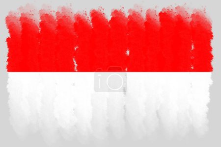 Indonesische Flagge Design-Element Hintergrund