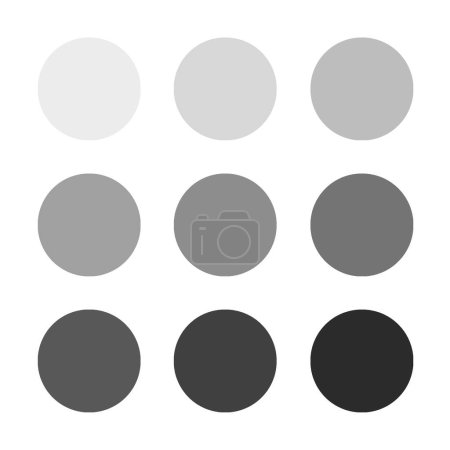 silver set of color palette banner background, metal pattern colour