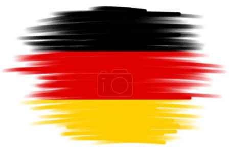 modèle de drapeau national de conception allemande