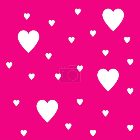 Téléchargez les illustrations : Rose amour coeur fond conception vecteur eps fichier - en licence libre de droit