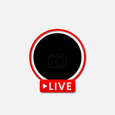 YouTube Live-Banner Vorlage Social-Media-Beitrag