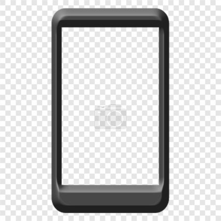 Téléchargez les illustrations : Vecteur d'icône de symbole de téléphone 3d - en licence libre de droit