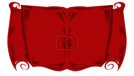 Photo for Abstract background illustration with a red theme. Perfect for posters, photo frames, website wallpapers, banners, stickers, backdrop, presentation, paper, card - Royalty Free Image