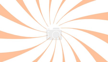 Ilustración de Peach fuzz pantone color abstracto fondo ilustración con patrón en espiral o tema cómico. Perfecto para fondo de pantalla, fondo, cartel, banner, portada del libro, cómic. - Imagen libre de derechos