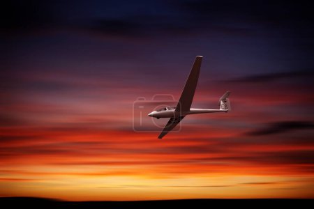 Photo for Sky plain airplane travels a very sunset, evening time airplane travel - Royalty Free Image