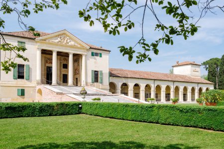 Foto de Fanzolo Treviso, Italia - Villa Emo es una villa veneciana diseñada por el arquitecto Andrea Palladio - Imagen libre de derechos