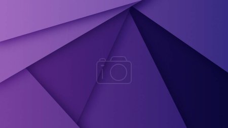 Téléchargez les photos : Violet géométrique fond abstrait forme moderne. Illustration de rendu 3D - en image libre de droit