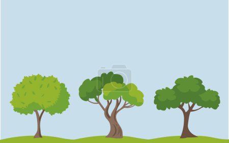 Photo for Trees with foliage icon design - Royalty Free Image