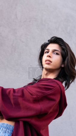 Photo for Portrait of a non-binary person posing for the camera. - Royalty Free Image