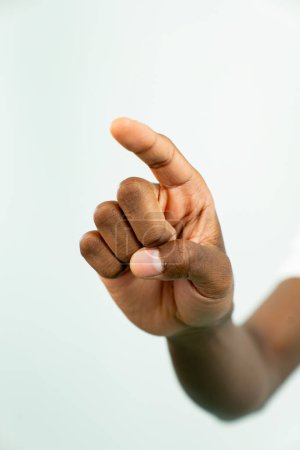Photo for Close-up of young african american male hand - Royalty Free Image