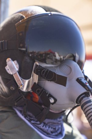 Photo for Fighter pilot suit outdoor - Royalty Free Image