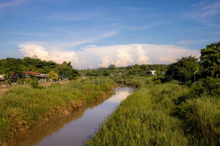 Rivière Jaro à Iloilo Philippines.
