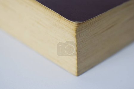 Photo for Edge of book on white background - Royalty Free Image