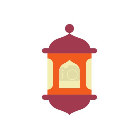 Téléchargez les illustrations : Icon Ramadan Lanterne, icône, illustration vectorielle, couleur modifiable - en licence libre de droit