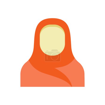 Téléchargez les illustrations : Icon avatar musulman, icon Ramadan, illustration vectorielle, couleur modifiable - en licence libre de droit
