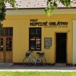 The building where spa wafers are made, a traditional favorite sweet. Spa Pieany, Slovakia.