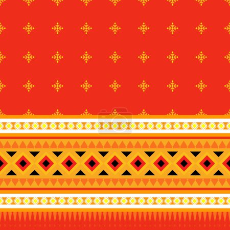Sari-Indisches Muster. Sari indisches orientalisches Muster. Indische Muster Stil kann in Stoffdesign für Kleidung, Textil, Hintergrund, Tapete, Stickerei verwendet werden