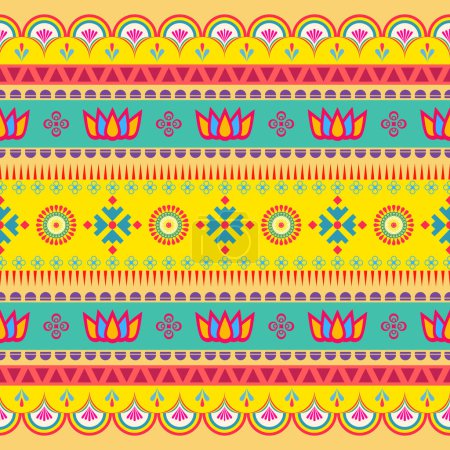 Sari-Indisches Muster. Sari indisches orientalisches Muster. Indische Muster Stil kann in Stoffdesign für Kleidung, Textil, Hintergrund, Tapete, Stickerei verwendet werden