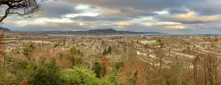 Foto de View from the top of Tomnahurich Cemetery Hill, Inverness.Scotland, January 28, 2023 - Imagen libre de derechos
