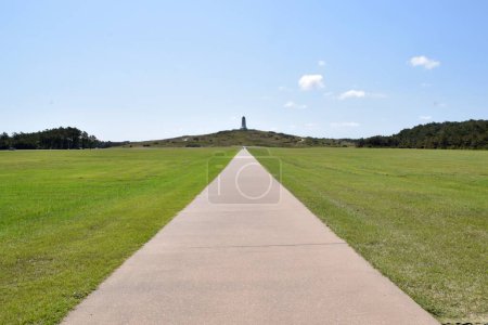 Photo for Wright Brothers Monument at Kittyhawk NC. Kill Devil Hills, NC, USA. October 1 2019. - Royalty Free Image