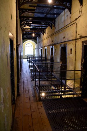 Photo for Prison Corridors at Kilmainham Gaol Museum. Dublin, Ireland. March 30, 2017. - Royalty Free Image