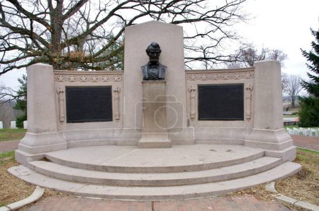 Téléchargez les photos : Le Lincoln Address Memorial au champ de bataille de Gettysburg. Gettysburg, PA, États-Unis. 9 avril 2015. - en image libre de droit