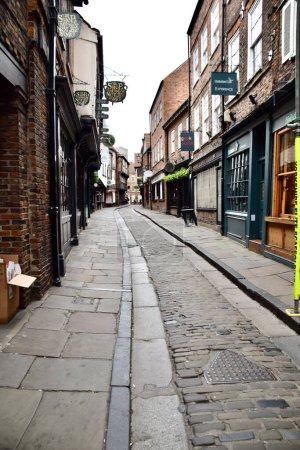 Téléchargez les photos : Les Shambles, l'une des rues commerçantes médiévales les mieux conservées d'Europe. York, Royaume-Uni. 25 mai 2023. - en image libre de droit