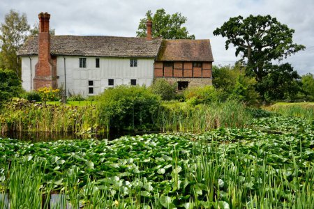 Foto de The Medieval Manor House on The Brockhampton Estate. Brockhampton, Reino Unido. 27 de agosto de 2023. - Imagen libre de derechos