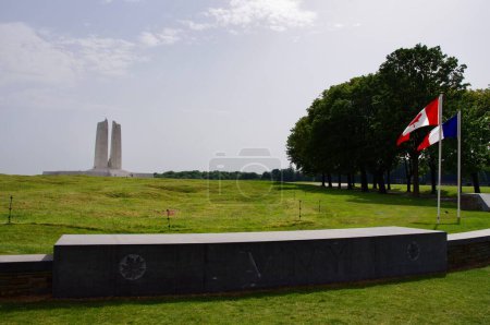 Photo for The Canadian National Vimy Memorial at Vimy Ridge. Vimy, France, August 19, 2012. - Royalty Free Image