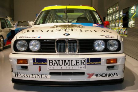 Foto de 1992 BMW M3 DTM, chasis 213. Munich, Alemania, 5 de agosto de 2009. - Imagen libre de derechos