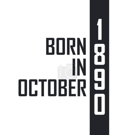 Ilustración de Nacido en octubre de 1890 - Imagen libre de derechos
