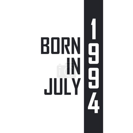 Téléchargez les illustrations : Né en juillet 1994. Célébration d'anniversaire pour les personnes nées en juillet 1994 - en licence libre de droit