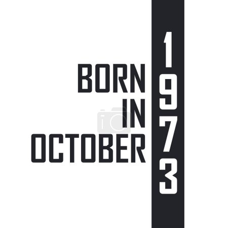 Ilustración de Nacido en octubre de 1973 - Imagen libre de derechos