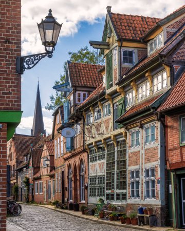 The old town of the german fairytale Lauenburg