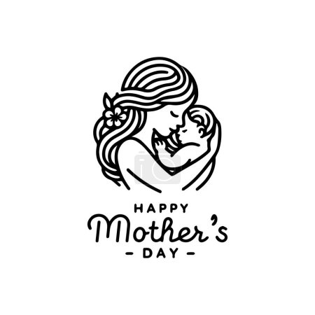 Téléchargez les photos : Happy mothers day stock illustrations texte gratuit télécharger. - en image libre de droit